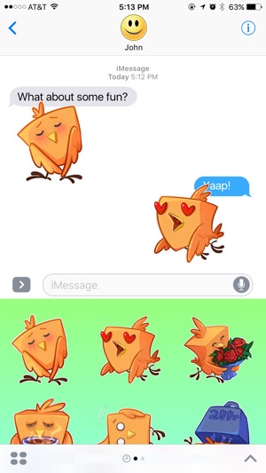 Angry Sparrow and Happy Bird Stickers(圖2)-速報App