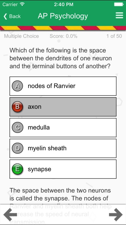 Barron's AP Psychology Flash Cards screenshot-3