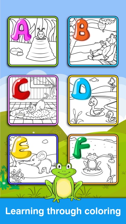 Anitrek Coloring - Alphabets & Numbers Colorbook screenshot-3