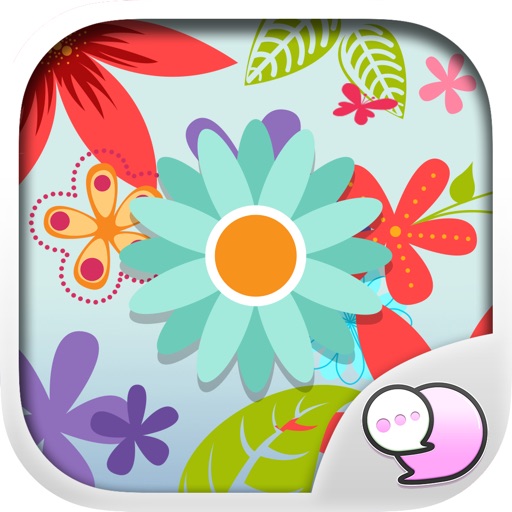 Flowers Blossom Stickers Themes by ChatStick Icon