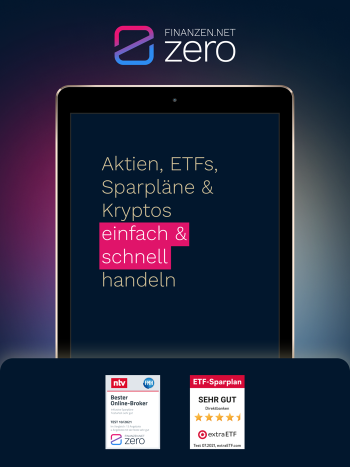 finanzen.net zero Aktien  ETF