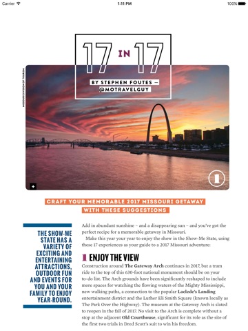 Missouri Official Travel Guide screenshot 3
