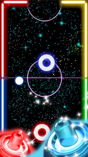 Neon Light Air Hockey 2 夜光曲棍球HD 桌上冰球黄金版(圖4)-速報App