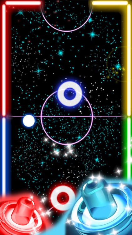 Glow Hockey HD - 2 Player Neon Light Air Hockey screenshot-3