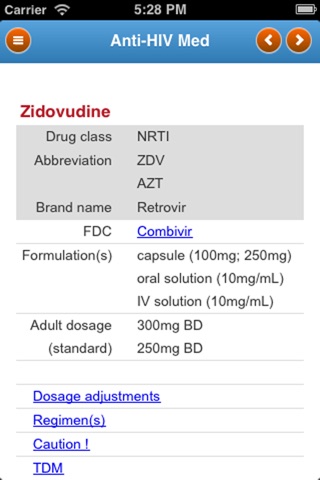 Anti-HIV Med screenshot 2