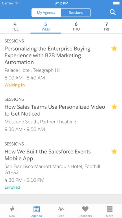 Salesforce Events