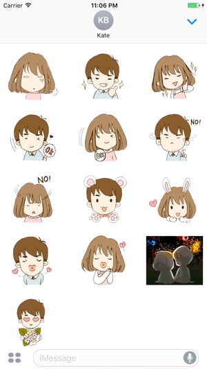 Love Story Of Rose And Jacob English Stickers(圖3)-速報App