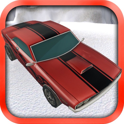Red Car Hill Racing 3D Icon