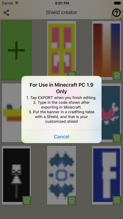 Shield Creator for Minecraft PC App