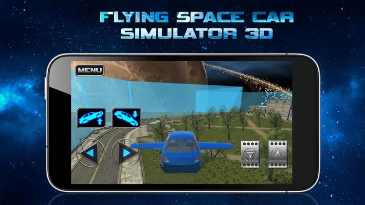 Flying Space Car Simulator 3D