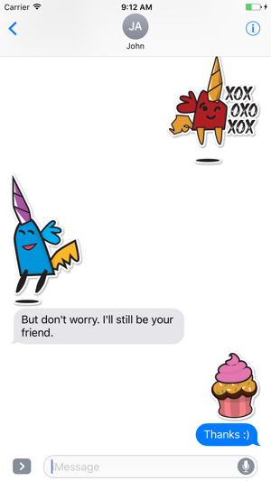 Little Flying Unicorns Sticker Pack by Nora Daye(圖5)-速報App