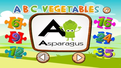 How to cancel & delete ABC Jigsaw Puzzle Vegetable Game Fun For Toddler from iphone & ipad 1