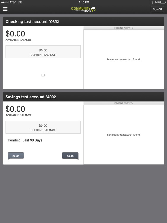 Community Bank Mobile for iPad