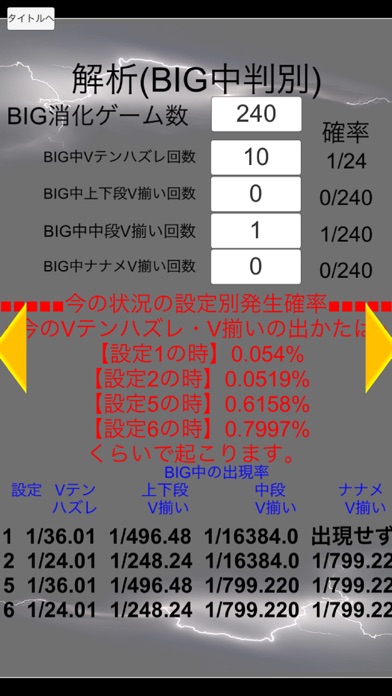 小役カウンター搭載！ 設定解析 for V... screenshot1