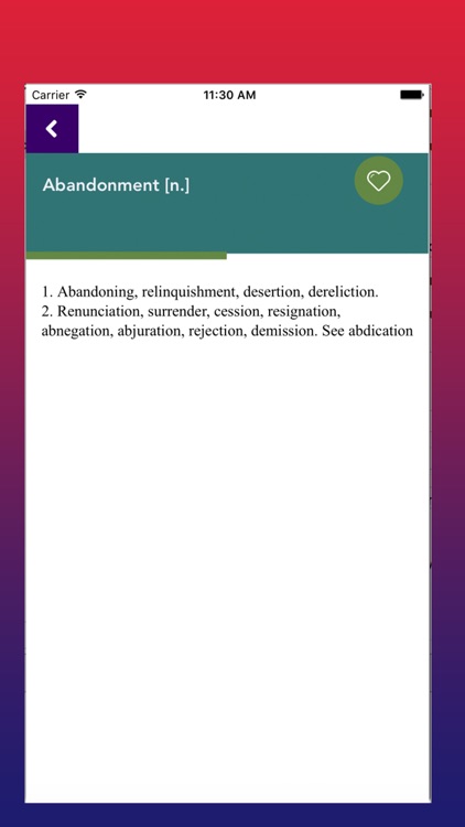 Synonyms Dictionary - Free Offline