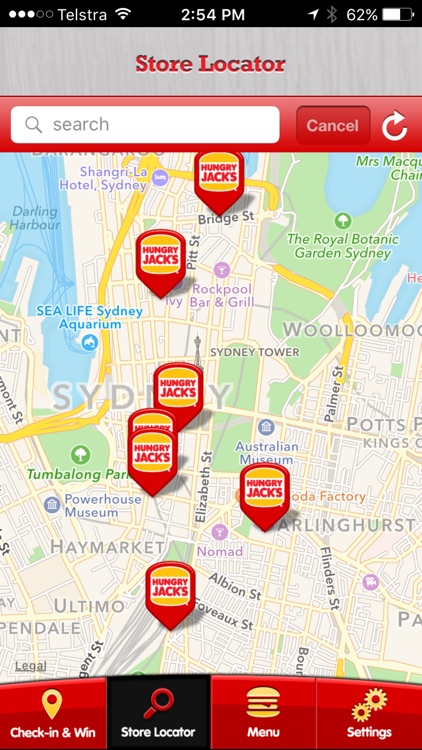 Hungry Jack's® Shake & Win App