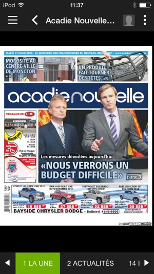 Acadie Nouvelle - Numérique