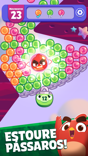 Angry Birds Dream Blast captura de tela 1