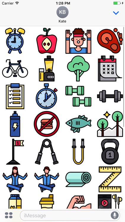 FitnessMoji - Motivational Gym Stickers