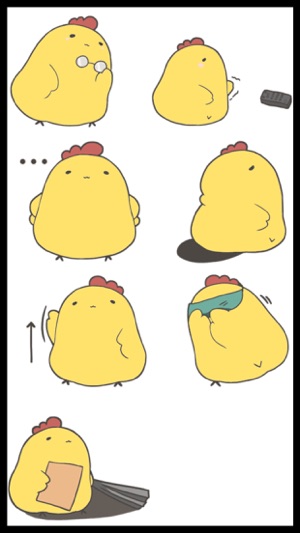 Fat Chicken Stickers