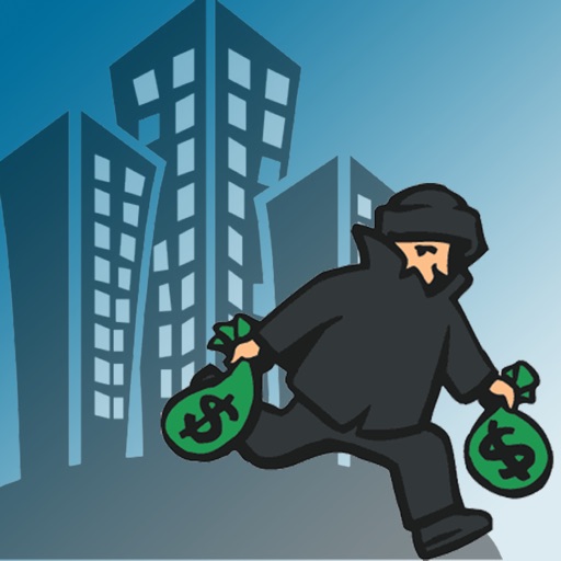 Road Man - Running to catch gold coin