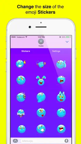 Game screenshot Cool Sticker Emoji for iMessage hack