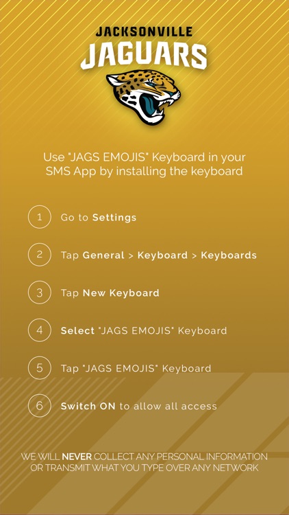 Jaguars Emojis Keyboard