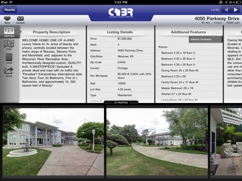CWBR Mobile Real Estate for iPad screenshot 2