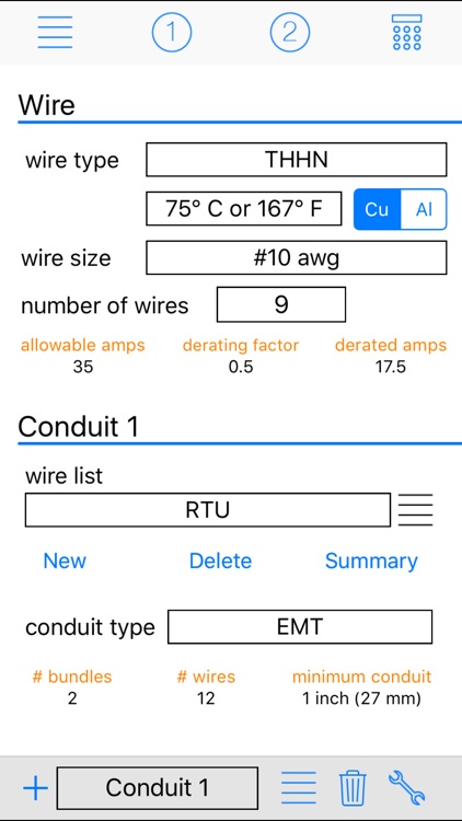 Conduit Calc Pro