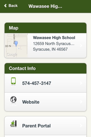 Wawasee Community Schools screenshot 2