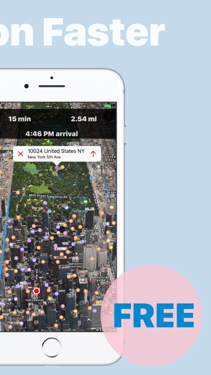 RouteBreak: Fast GPS Navigation for Drive & Walk