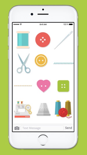 Crafty Hobby Sewing Icons Sticker Pack(圖3)-速報App