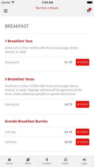 Burritos N Bowls Order Online(圖2)-速報App