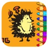 Porcupine Coloring Book Games For Kids Version