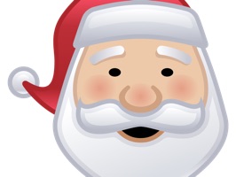Send the Holiday message with these great Christmas stickers