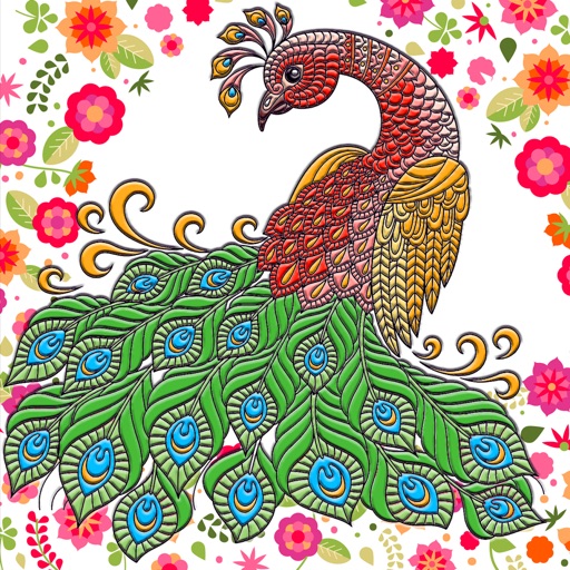 Coloring Magic: Phoenix