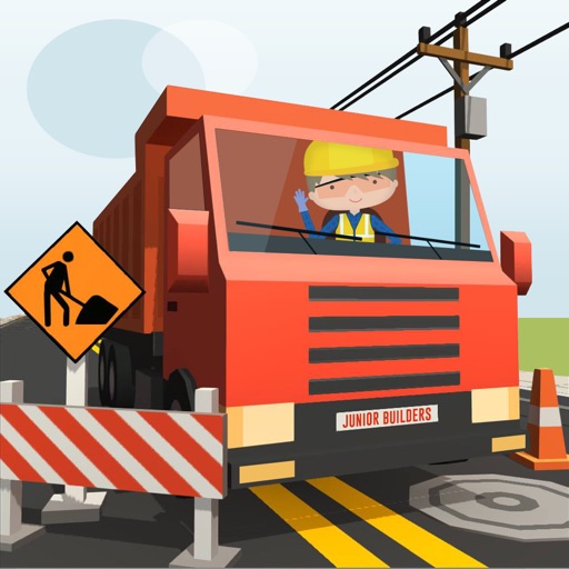 Junior Builders - Trucks and Construction Site icon