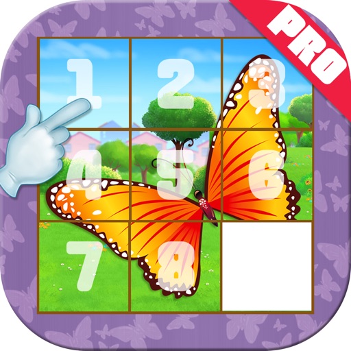 Butterfly Slide Puzzle For Kids Pro