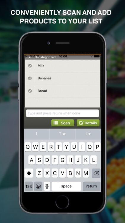 Grocery Shopping List - Out of Milk