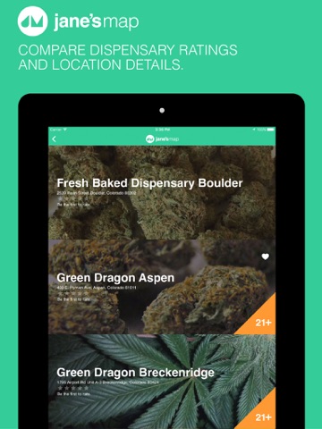 jane's map - find and rate cannabis dispensaries screenshot 4