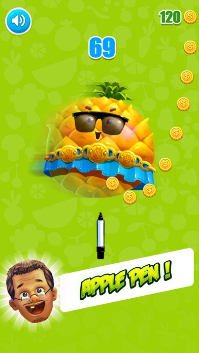 PINEAPPLE PEN SHOOTING - I HAVE A PPAP APPLE PEN 1.0.9 IOS GAME GIẢI TRÍ PINEAPPLE PEN SHOOTING - I HAVE A PPAP APPLE PEN 1.0.9 IOS