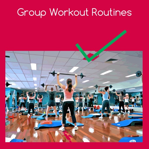 Group workout routines icon