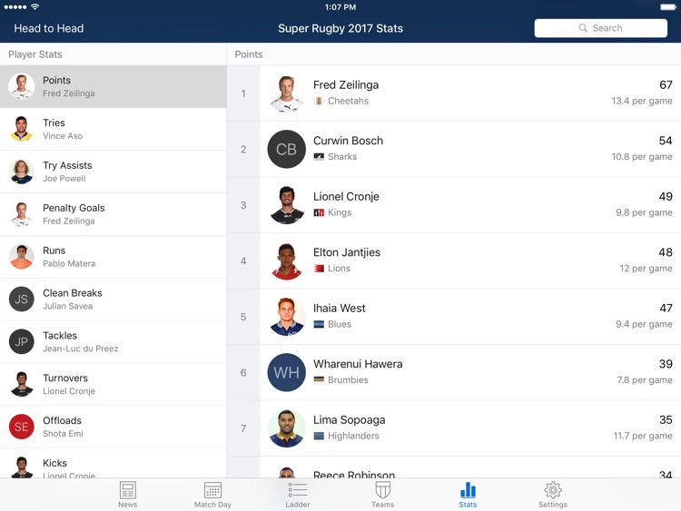 Union Live for iPad screenshot-3