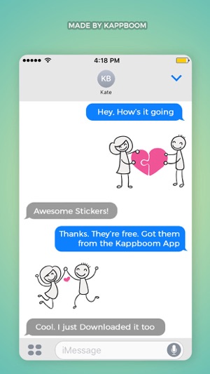 Stick-Figure Couple Stickers(圖4)-速報App