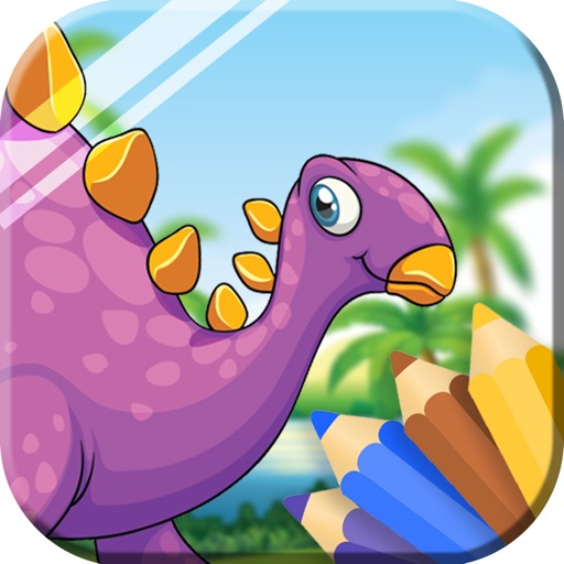 Dinosaur Coloring Book - Coloring Games for Kids & Icon