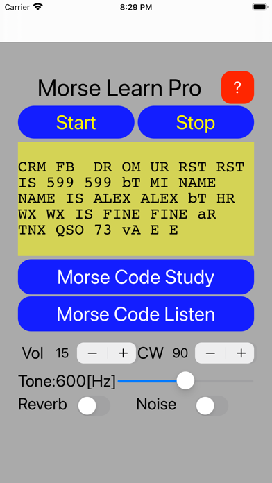 MorseLearnPro screenshot1