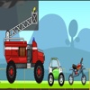 Hill Climb car jump on mountain games