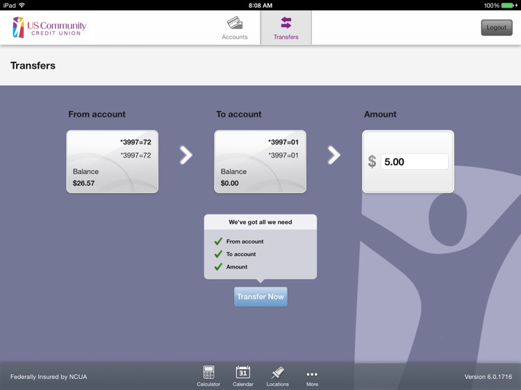 US Community Credit Union for iPad screenshot-3