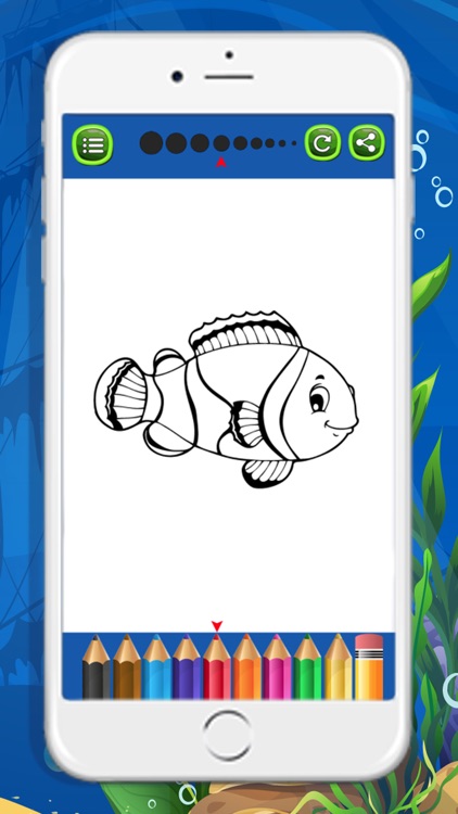 Fish Coloring  Pages for kids screenshot-3