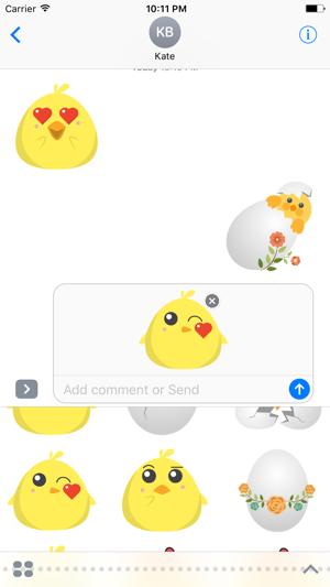 Cute Chickens - Fc Sticker(圖4)-速報App